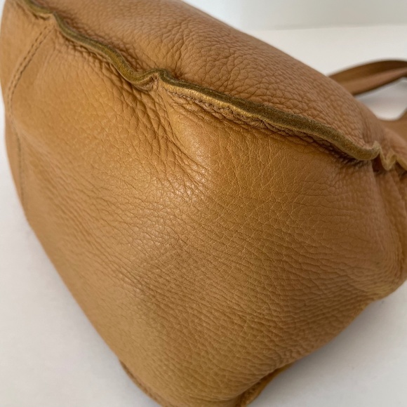 Bottega Veneta Cervo Butterscotch Brown Shoulder Hand Bag Vintage Boston - Picture 10 of 16